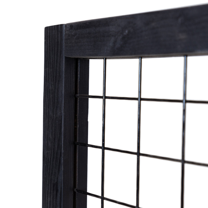 Latitude Run® 60 H x 24 W Black Vertical Garden Gridwall Wayfair